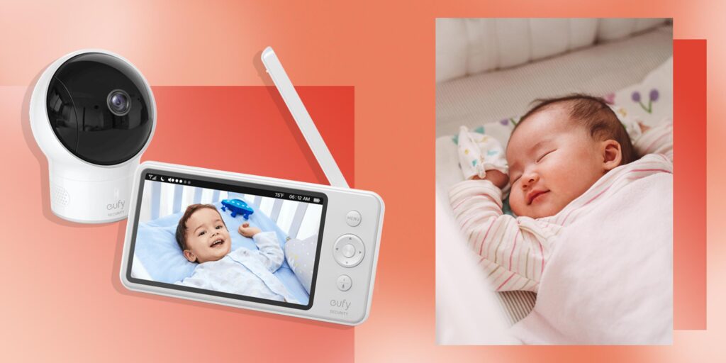 Monitor the activities of kids with a baby monitor